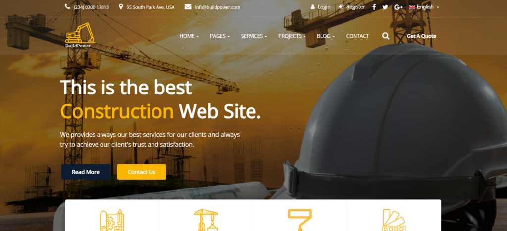 Buildpower - Construction Website